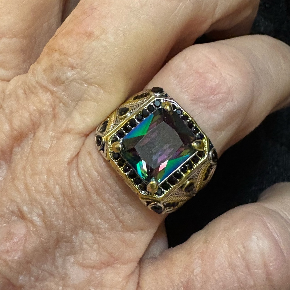 FASCINATING MULTI COLOR RING - Picture 3 of 16